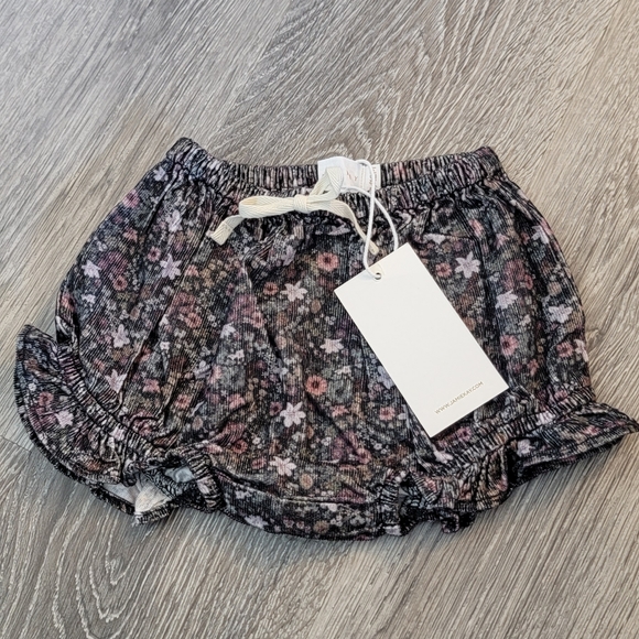 Jamie Kay Other - Organic Cotton Pincord Frill Bloomer - Prairie Rose 6-12M